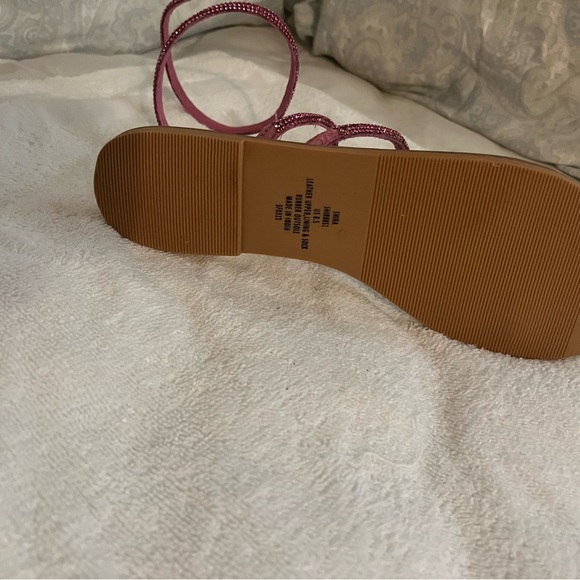 Pink shira rhinestone Steve Madden flats - Picture 6 of 6